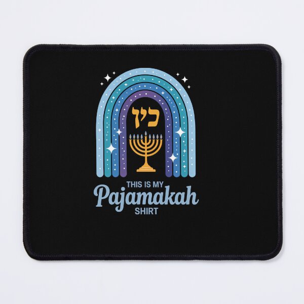 Item preview, This Is My Pajamakah Rainbow Hanukkah PJs designed and sold by EllenJast.