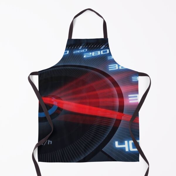 Item preview, Red and black speedometer of a fast racing car designed and sold by koringaFTS.