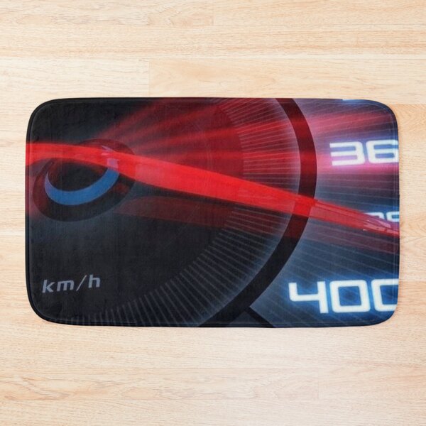 Item preview, Red and black speedometer of a fast racing car designed and sold by koringaFTS.