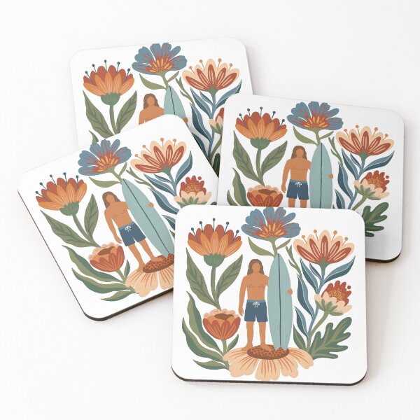 Item preview, Retro Surf Floral designed and sold by mmartabc.