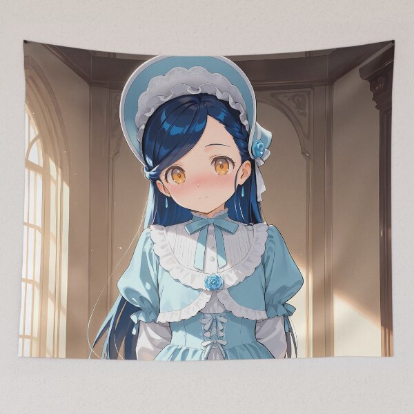 Item preview, Myne Ascendance of a Bookworm Elegant Blue Hall Portrait designed and sold by riadjamai.