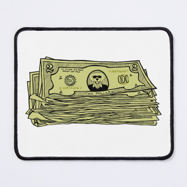 Item preview, 2 Dollar Bill Dog Funny Sarcastic Music designed and sold by dal-koz-ar.