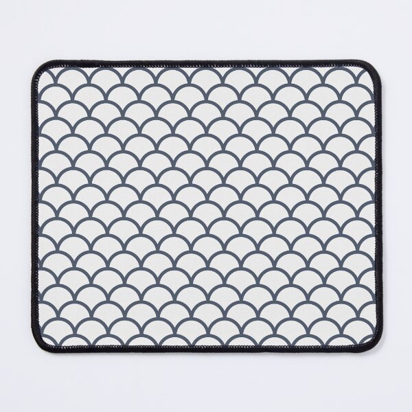 Item preview, White And Slate Scales Pattern designed and sold by pattern-archive.