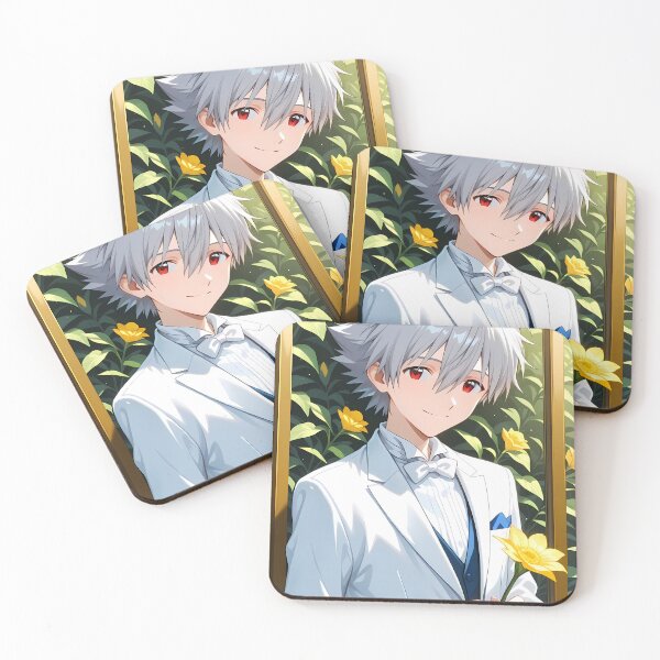 Item preview, Kaworu Nagisa Neon Genesis Evangelion Anime Gentle Nature Harmony designed and sold by riadjamai.
