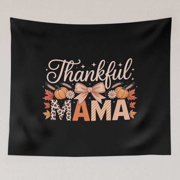Item preview, Thankful Mama Coquette Bows Mom Fall Thanksgiving designed and sold by EllenJast.