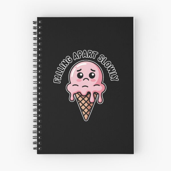 Item preview, Melting Ice Cream Falling Apart Slowly Cute Aesthetic Meme Shirt designed and sold by ImaginedSpace7.
