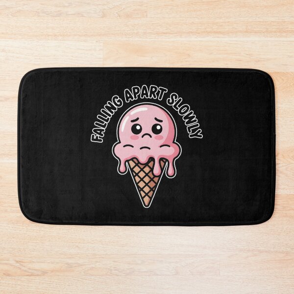 Item preview, Melting Ice Cream Falling Apart Slowly Cute Aesthetic Meme Shirt designed and sold by ImaginedSpace7.