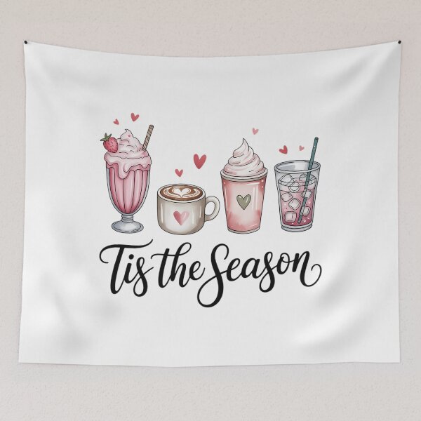 Item preview, Tis The Season Valentine's Day Coffee Drink Valentine designed and sold by EllenJast.