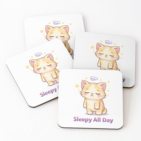 Item preview, Sleepy All Day ? | Kawaii Lazy Cat Aesthetic designed and sold by Kawaii Cosmos Cats.