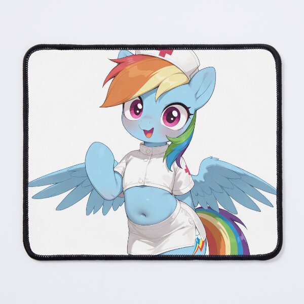 Item preview, Nurse Rainbow Dash designed and sold by CeluniaMoon's Art - Cute Furry, Anime, and More! .