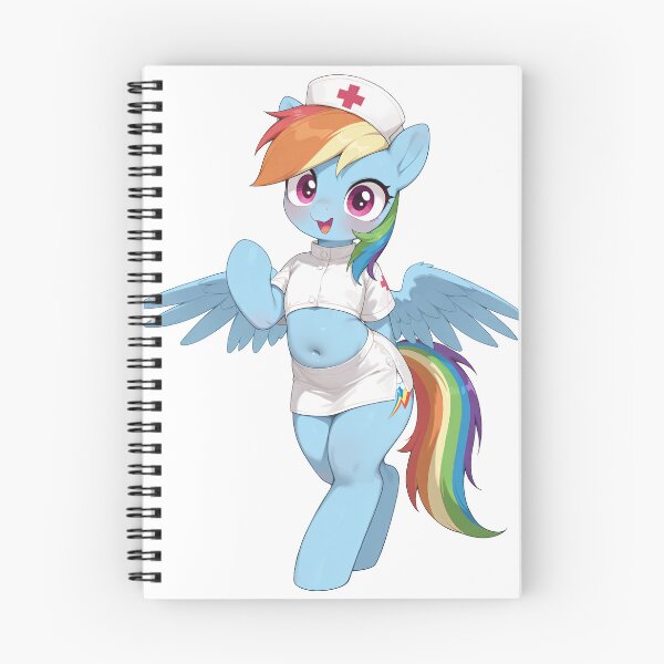 Artikelvorschau, Krankenschwester Rainbow Dash entworfen und verkauft von CeluniaMoon's Art - Cute Furry, Anime, and More! .
