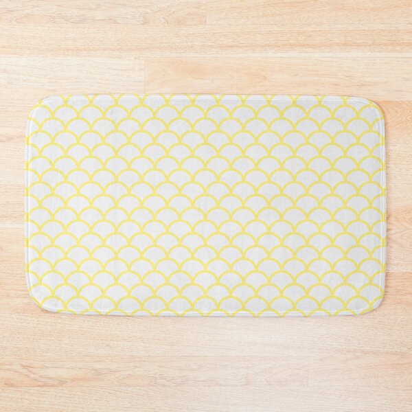 Item preview, White And Yellow Scales Pattern designed and sold by pattern-archive.