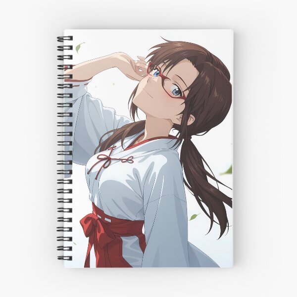 Item preview, Makinami Mari Illustrious Neon Genesis Evangelion Miko Shrine Japan Anime Girl Waifu Anime designed and sold by riadjamai.
