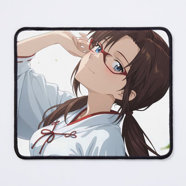 Item preview, Makinami Mari Illustrious Neon Genesis Evangelion Miko Shrine Japan Anime Girl Waifu Anime designed and sold by riadjamai.
