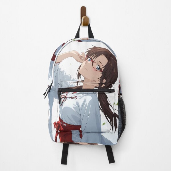 Item preview, Makinami Mari Illustrious Neon Genesis Evangelion Miko Shrine Japan Anime Girl Waifu Anime designed and sold by riadjamai.