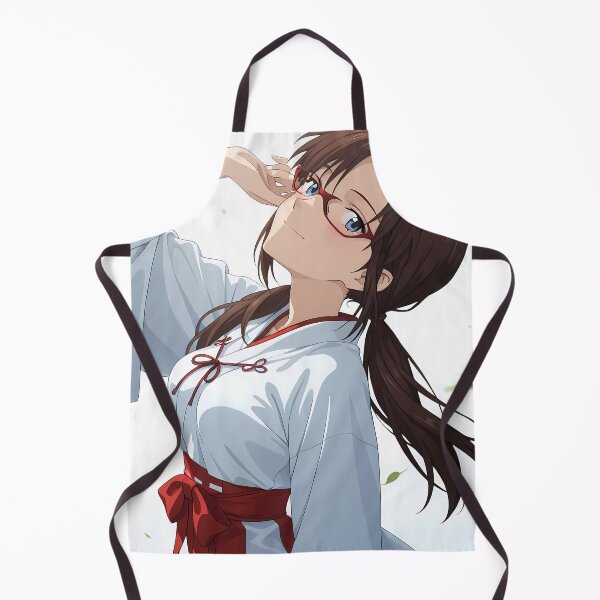 Item preview, Makinami Mari Illustrious Neon Genesis Evangelion Miko Shrine Japan Anime Girl Waifu Anime designed and sold by riadjamai.