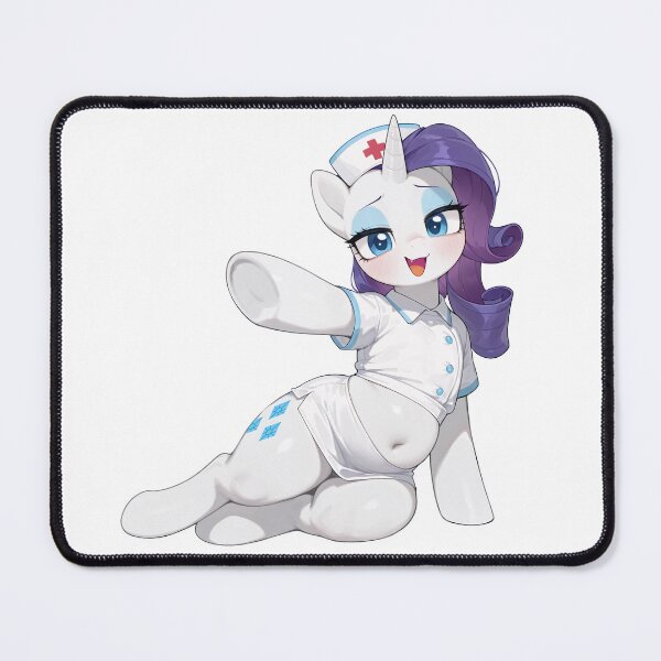 Item preview, Nurse Rarity  designed and sold by CeluniaMoon's Art - Cute Furry, Anime, and More! .