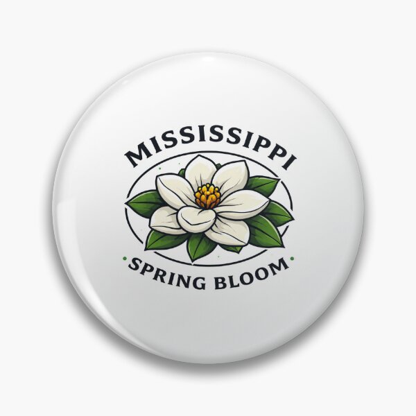 Item preview, Mississippi Magnolia Festival Souvenir Floral Design designed and sold by Combat Skies.