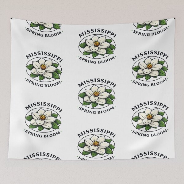 Item preview, Mississippi Magnolia Festival Souvenir Floral Design designed and sold by Combat Skies.