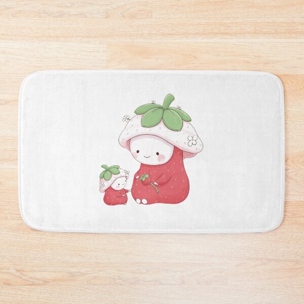 Item preview, Kawaii Strawberry Mushroom Cottagecore Aesthetic designed and sold by BigStar-Cart.