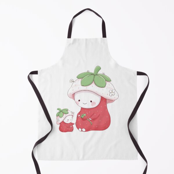 Item preview, Kawaii Strawberry Mushroom Cottagecore Aesthetic designed and sold by BigStar-Cart.