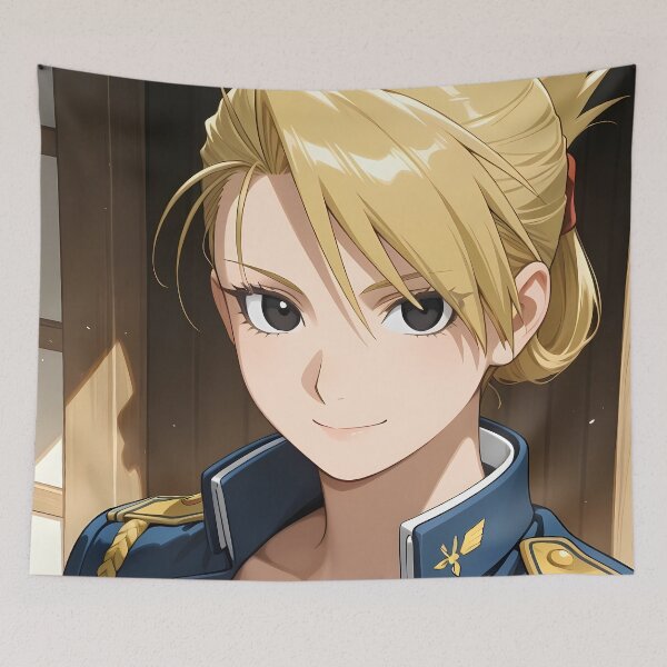 Item preview, Riza Hawkeye Fullmetal Alchemist Close Up Sunlit Uniform designed and sold by riadjamai.