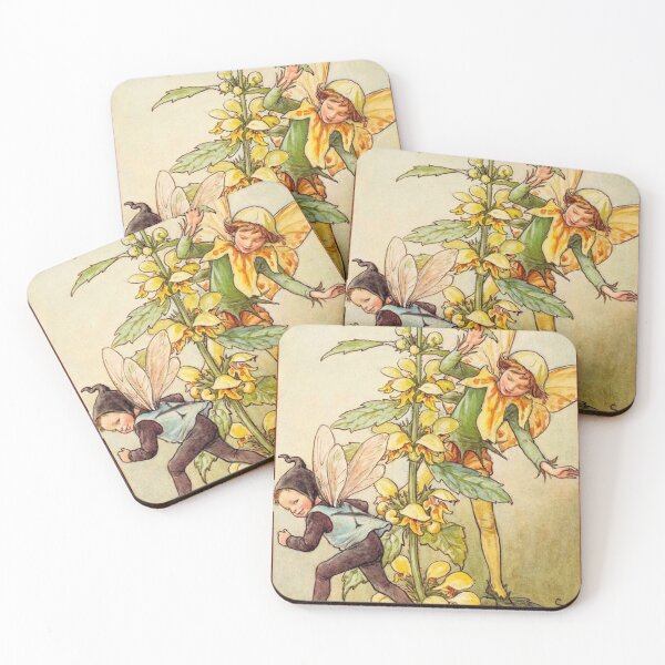 Item preview, Yellow Deadnettle Flower Fairy - Vintage Art by Cicely Mary Barker designed and sold by Randomundi.