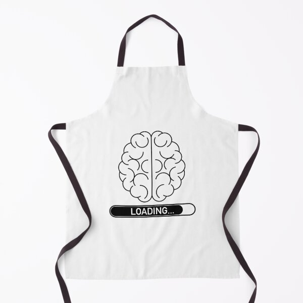 Item preview, Brain Loading Sticker Funny Overthinking Mind Processing Minimal Aesthetic designed and sold by Cleand Studio.