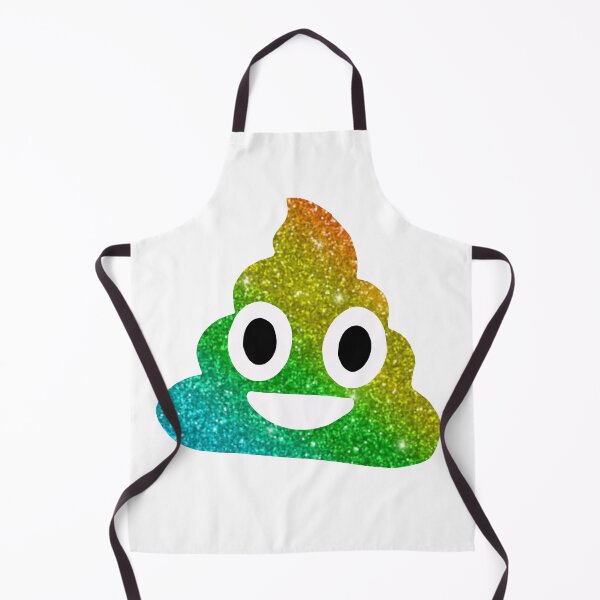 Item preview, Rainbow Glitter Poop Emoji designed and sold by Dzabz.
