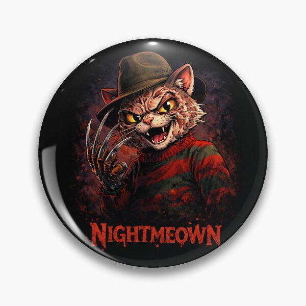 Artikelvorschau, Nightmeown Horror Cat Slasher Funny Dark Design entworfen und verkauft von VibeFactoryOfc.