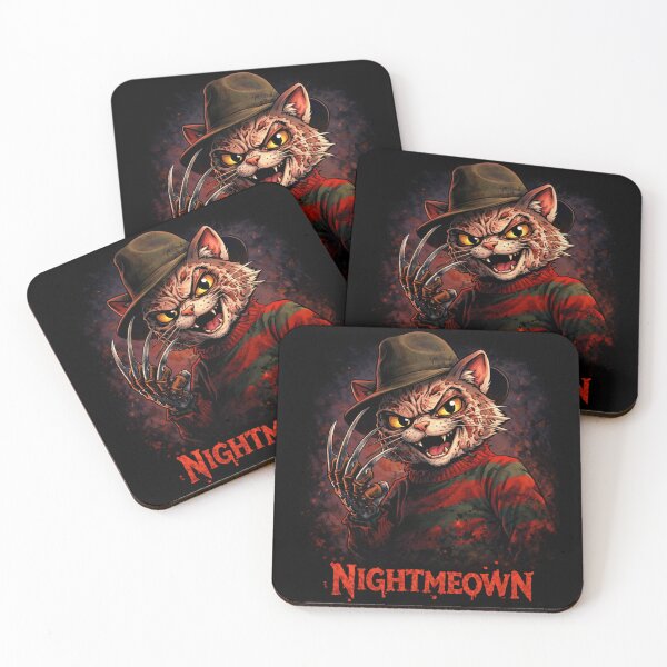 Item preview, Nightmeown Horror Cat Slasher Funny Dark Design designed and sold by VibeFactoryOfc.