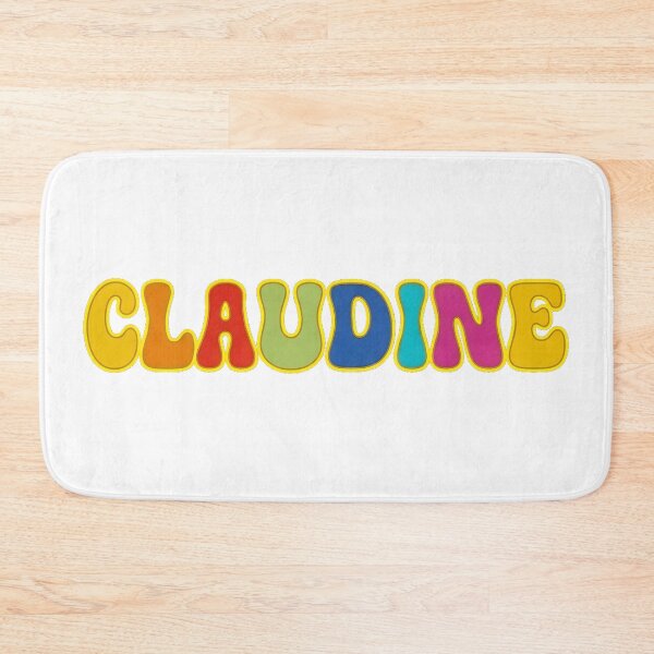 Item preview, ❤️ Claudine Personalized Name Wavy Retro Shirt, Coffee Mug, Sticker Gift designed and sold by HelixPedia.