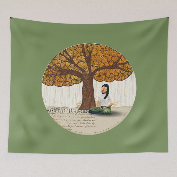 Item preview, Inner Bloom Meditation – Surreal Tree of Growth Art designed and sold by The Blue Window.
