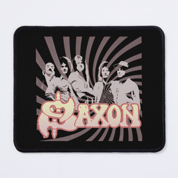 Item preview, Saxons Band Retro Rock Portrait designed and sold by Bolwane.