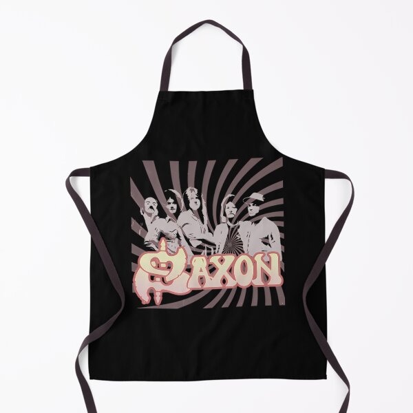Item preview, Saxons Band Retro Rock Portrait designed and sold by Bolwane.
