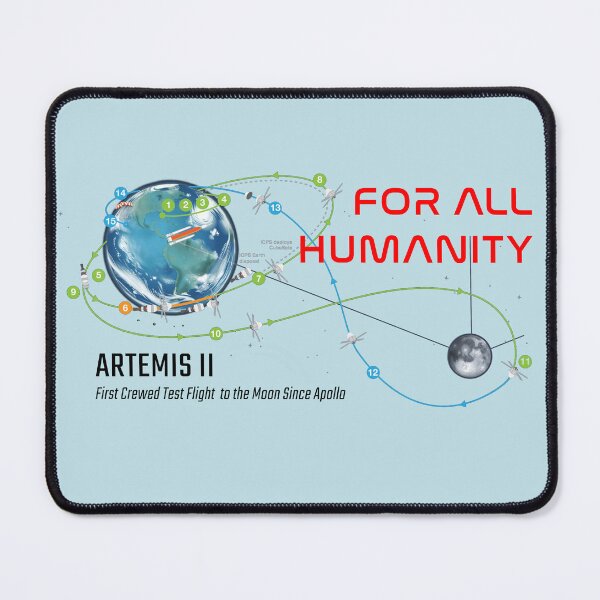 Item preview, Artemis II Nasa Moon Mission for all humanity designed and sold by JDVNart.