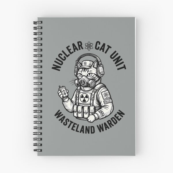 Item preview, Nuclear Cat Unit-Wasteland Warden l Cyberpunk Cat designed and sold by UNFILTERED MOODS.