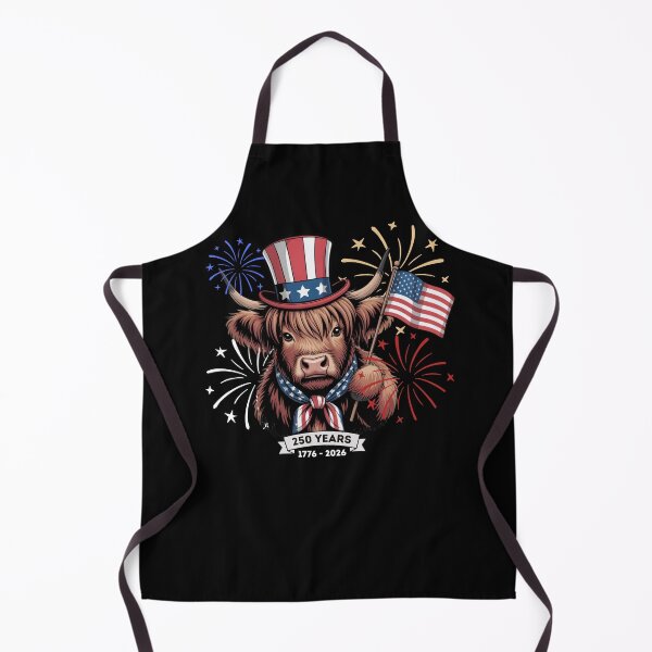 Item preview, Highland Cow 250th America Anniversary designed and sold by JRice66.
