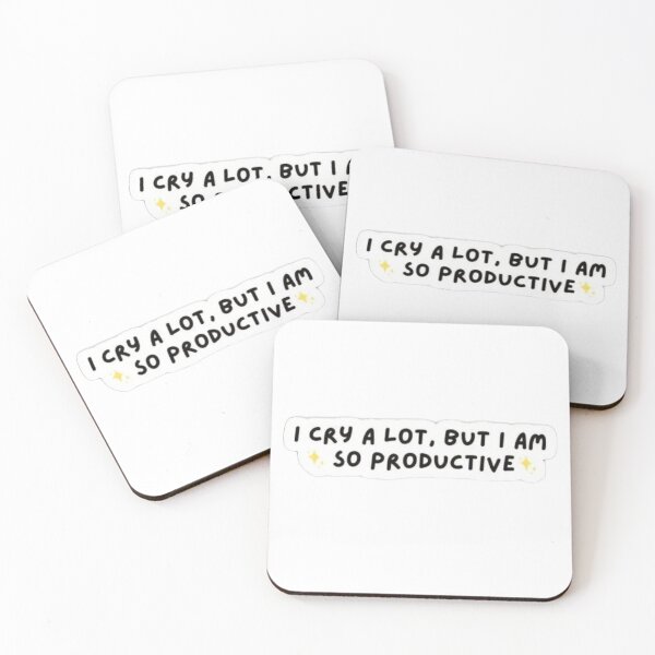 Item preview, i cry a lot but i am so productive designed and sold by gloriana13.