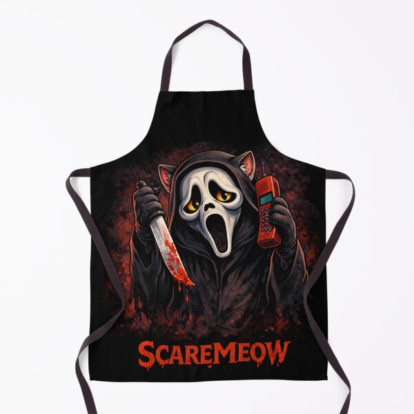 Item preview, Scaremeow Horror Cat Funny Slasher Parody Design designed and sold by VibeFactoryOfc.