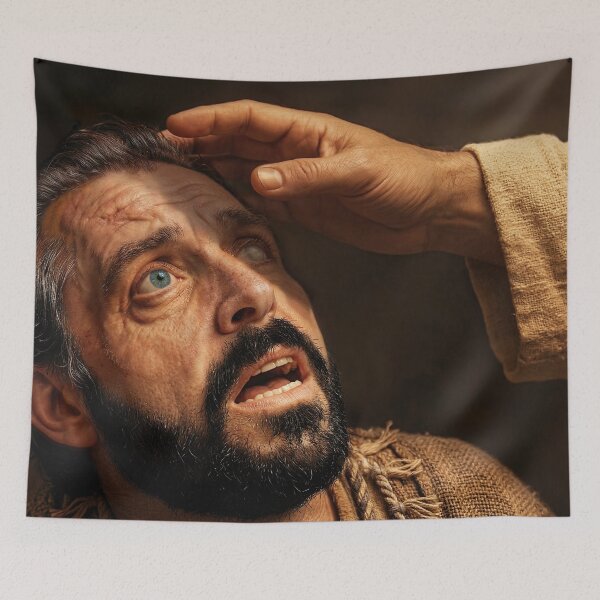 Item preview, Ananias Restoring Saul's Sight designed and sold by songpon-k.