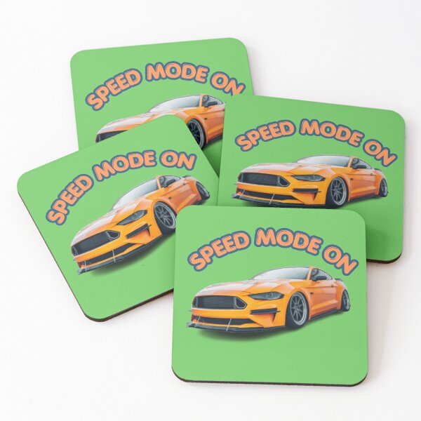 Item preview, Speed Mode On – Orange Muscle Car Graphic Design designed and sold by photoart1854.