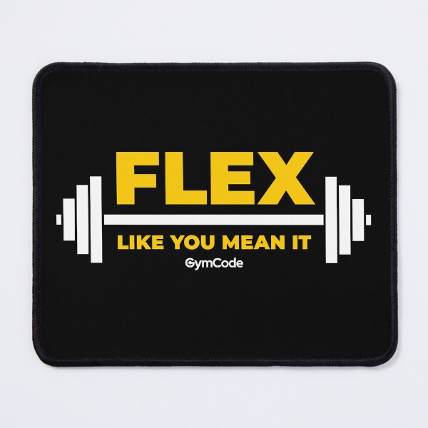 Item preview, Flex Like You Mean It – Gym Motivation T-Shirt designed and sold by GymCode.
