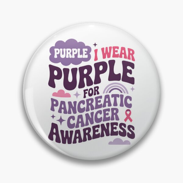Item preview, I Wear Purple For Pancreatic Cancer Awareness designed and sold by TrinaEspinoza.