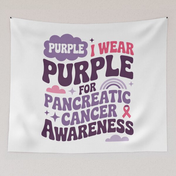 Item preview, I Wear Purple For Pancreatic Cancer Awareness designed and sold by TrinaEspinoza.
