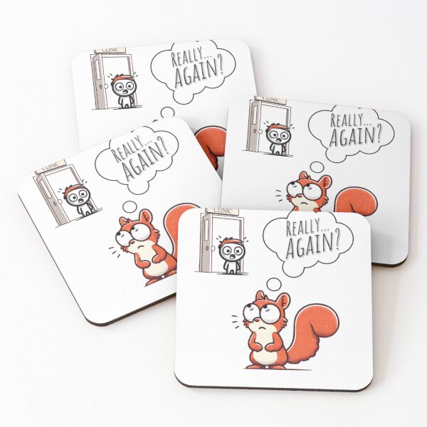 Item preview, ADHD Squirrel Distraction Really.Again Funny Sarcastic Joke designed and sold by dal-koz-ar.