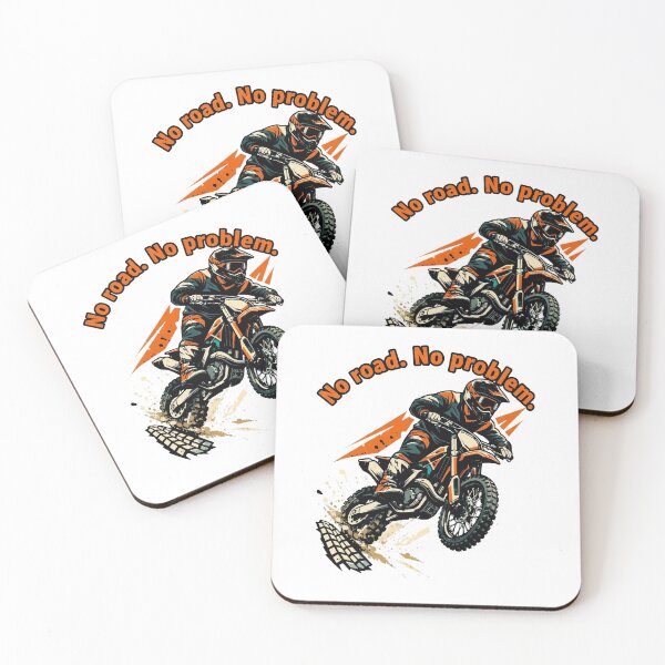 Item preview, Enduro Motocross No Road No Problem Dirt Bike designed and sold by IvoryArtDesign.
