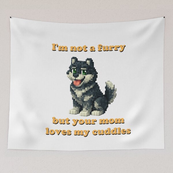 Item preview, Not a Furry w Shadow designed and sold by Lone-Wulf-Games.