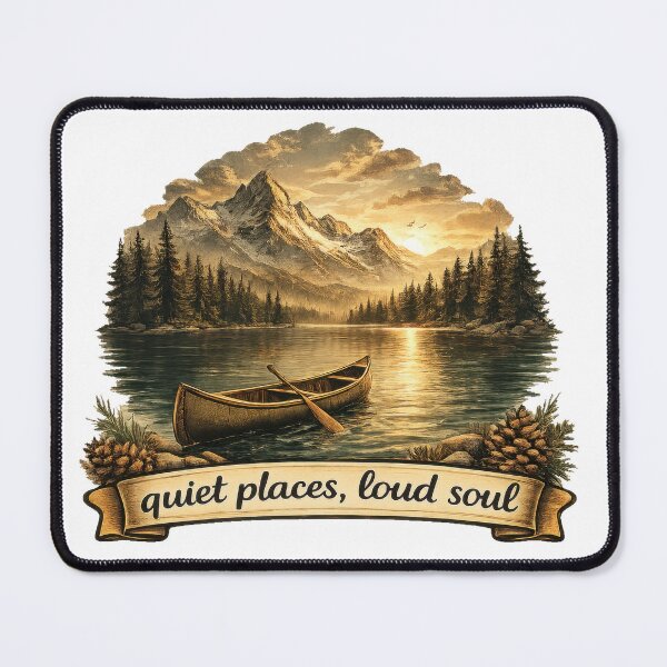 Item preview, Canoe Mountain Lake designed and sold by jgvisualarts.