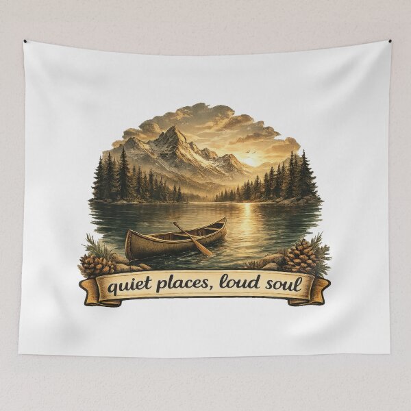Item preview, Canoe Mountain Lake designed and sold by jgvisualarts.